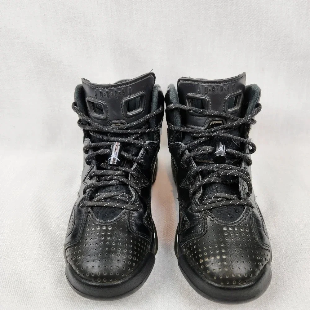 Nike Air Jordan 6 Black Cat Sneakers. - Picture 3 of 9